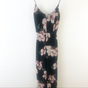 G by Guess Floral Print Spaghetti Strap Jumpsuit